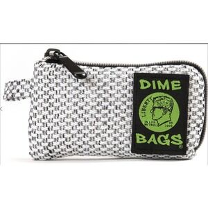 5" Padded Pouch From Dime‎ Bags-Silver NWT